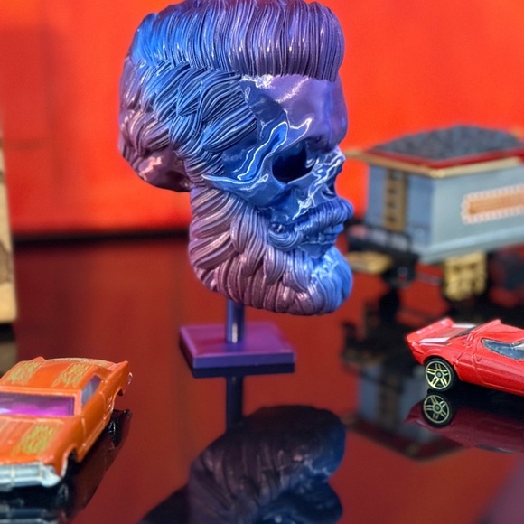 3D Printed | Halloween Skull Decor 💀💙💜 - Picture 4 of 10